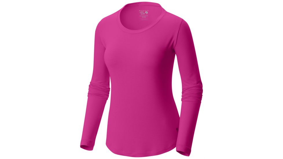 Mountain Hardwear Wicked Lite Long Sleeve - Women's-Pink Burst-Medium