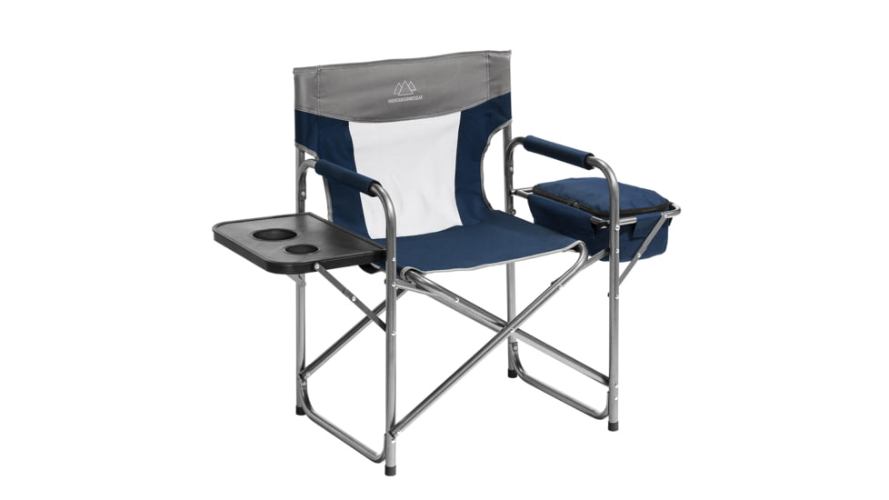 Mountain Summit Gear Cooler Chair, Steel Frame, HD Polyester, Navy, MSG-CC/NVY
