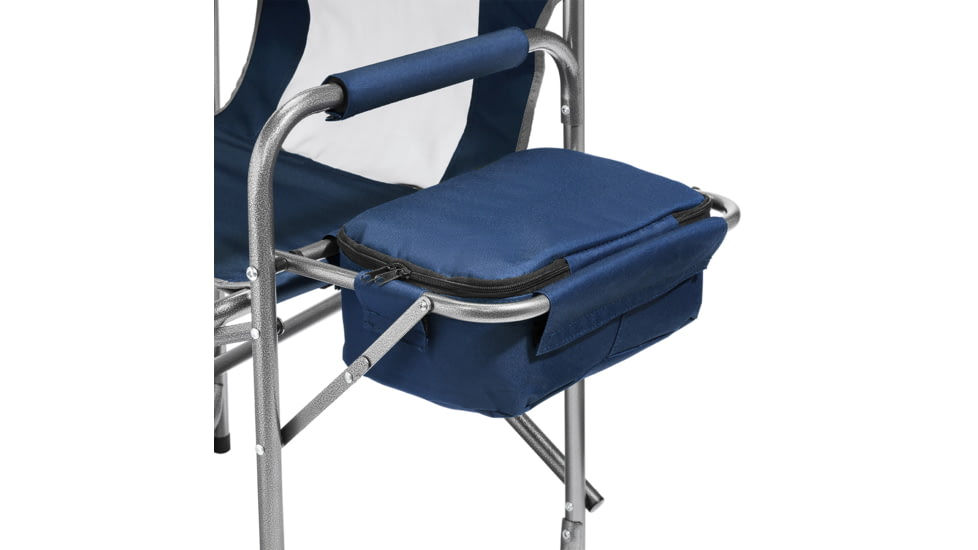 Mountain Summit Gear Cooler Chair, Steel Frame, HD Polyester, Navy, MSG-CC/NVY