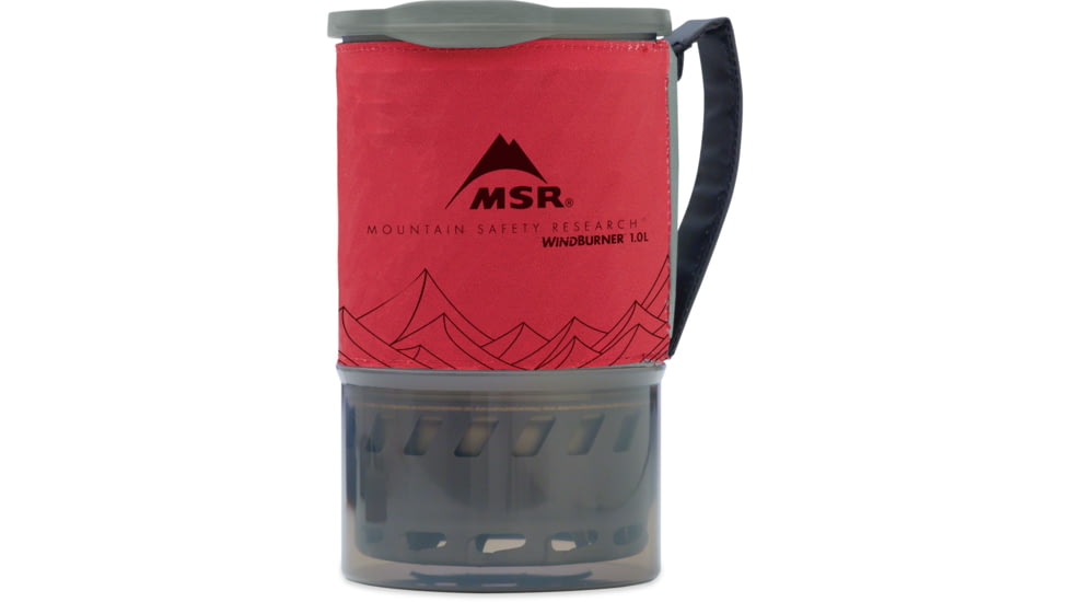 MSR WindBurner 1.0L Stove System, Red, 1.0 LTR, 14047