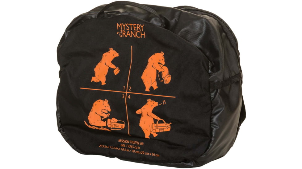 Mystery Ranch Mission Stuffel 45L Backpack, Black, One Size, 112503-001-00