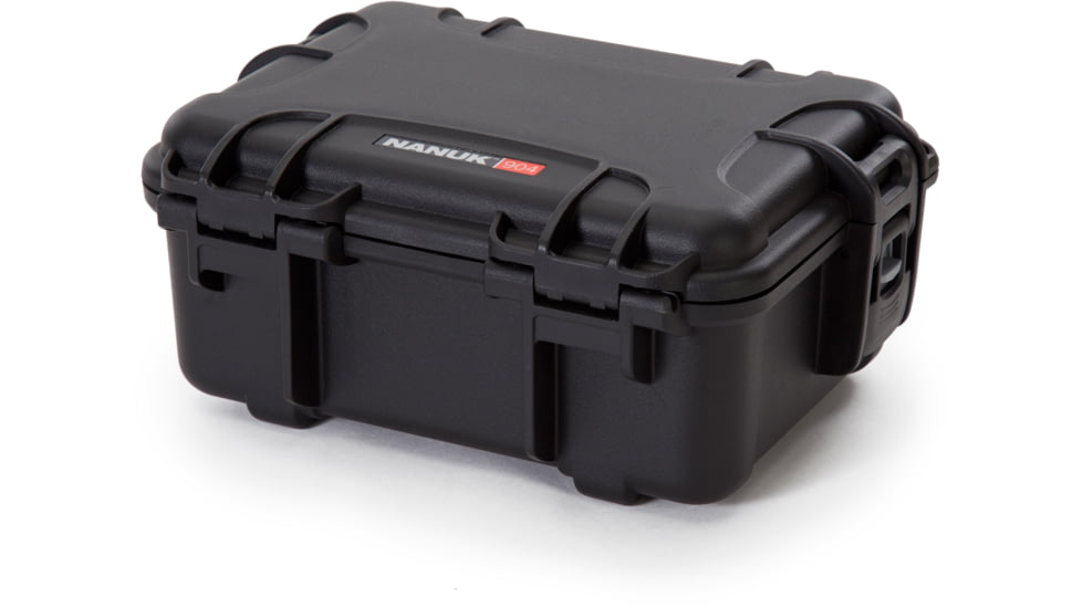 Nanuk 904 Protective Hard Case, 10.2in, Waterproof, Black, 904S-000BK-0A0