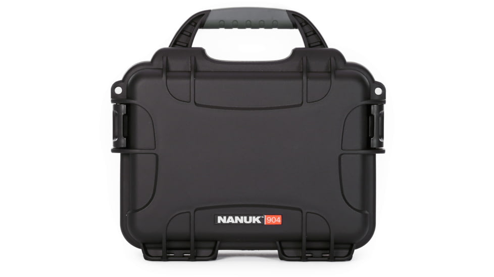 Nanuk 904 Protective Hard Case w/ Cubed Foam, 10.2in, Waterproof, Black, 904S-010BK-0A0