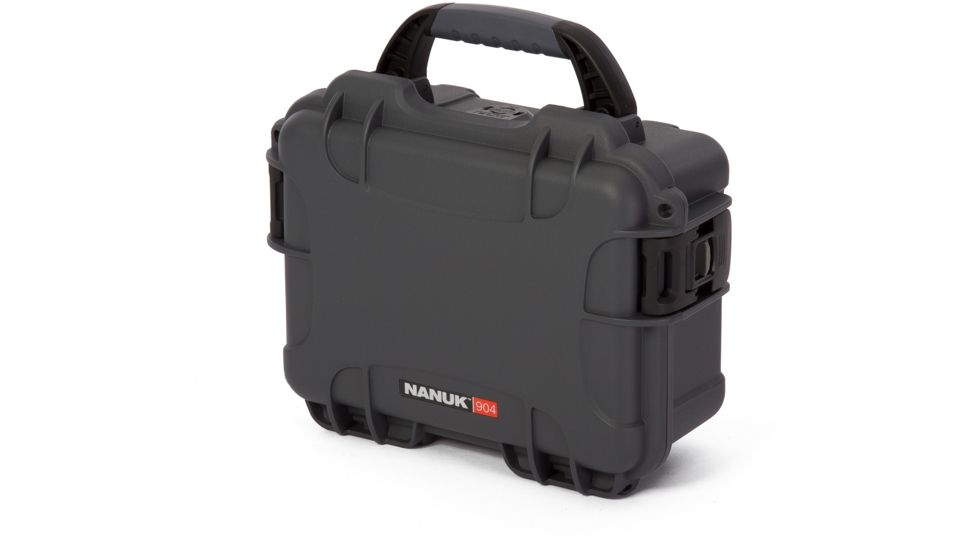 Nanuk 904 Protective Hard Case, 10.2in, Waterproof, Graphite, 904S-000GP-0A0