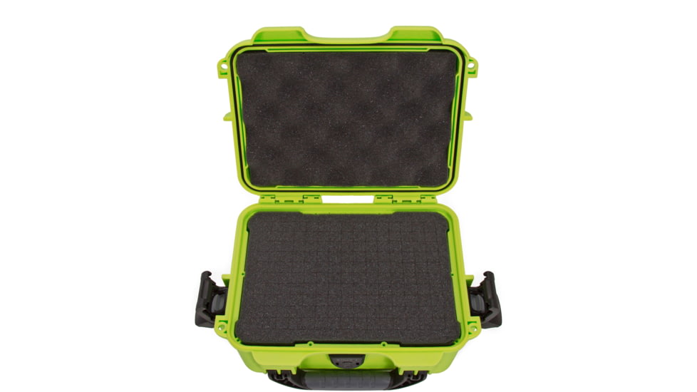 Nanuk 904 Protective Hard Case w/ Cubed Foam, 10.2in, Waterproof, Lime, 904S-010LI-0A0