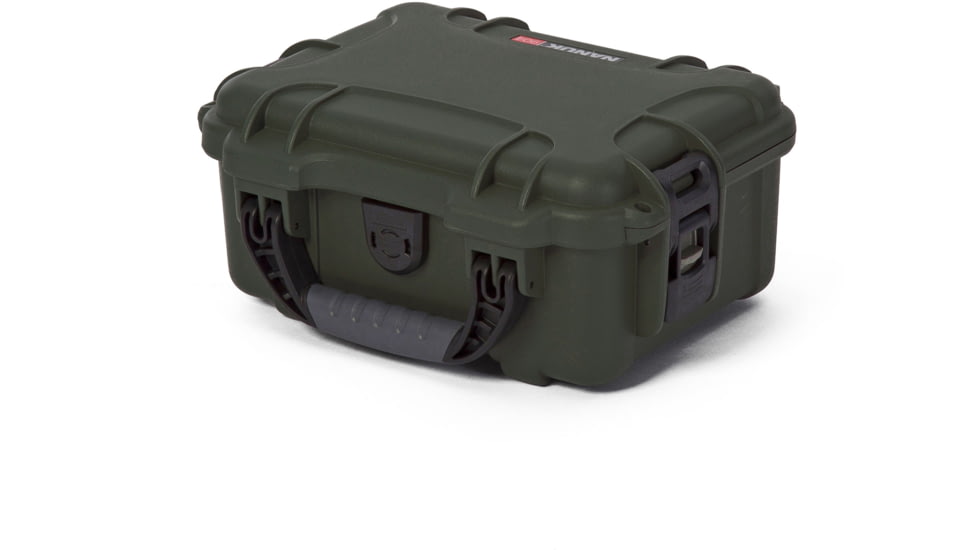 Nanuk 904 Protective Hard Case w/ Cubed Foam, 10.2in, Waterproof, Olive, 904S-010OL-0A0