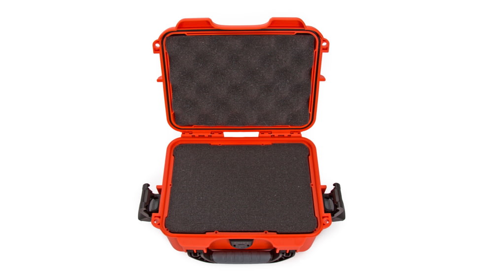 Nanuk 904 Protective Hard Case w/ Cubed Foam, 10.2in, Waterproof, Orange, 904S-010OR-0A0