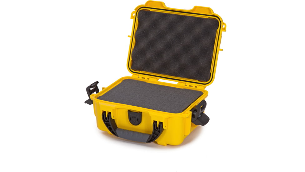Nanuk 904 Protective Hard Case w/ Cubed Foam, 10.2in, Waterproof, Yellow, 904S-010YL-0A0