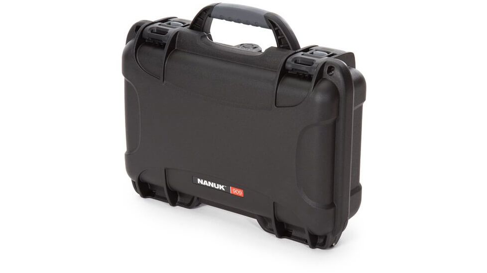Nanuk 909 Protective Hard Case, 12.6in, Black, Small, 909S-000BK-0A0