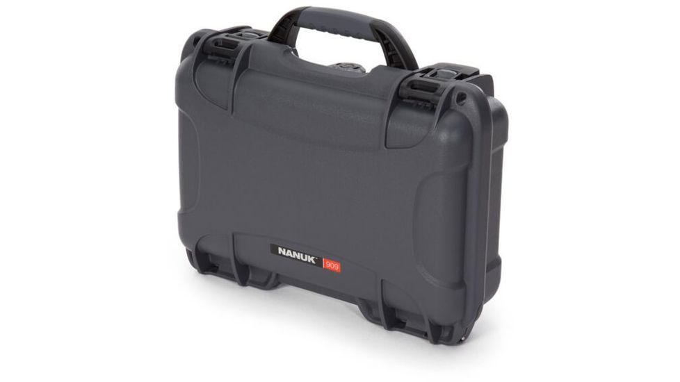 Nanuk 909 Protective Hard Case, 12.6in, Graphite, Small, 909S-000GP-0A0