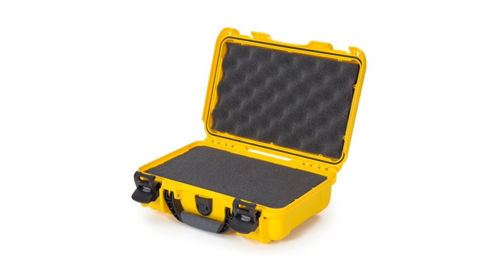 Nanuk 909 Protective Hard Case w/ Foam, 12.6in, Yellow, Small, 909S-010YL-0A0