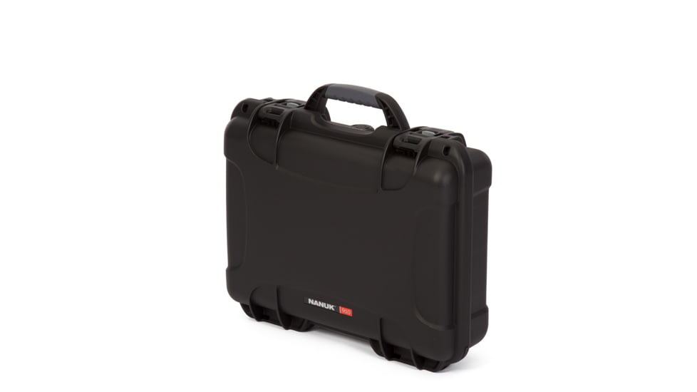 Nanuk 910 Protective Hard Case, 14.3in, Waterproof, Black, 910S-000BK-0A0