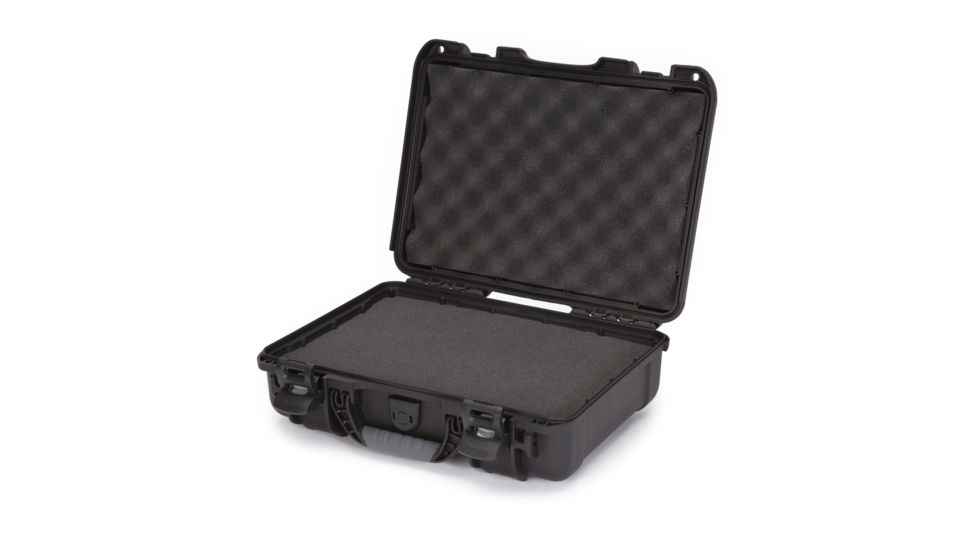 Nanuk 910 Protective Hard Case, 14.3in, Waterproof, w/ Foam, Black, 910S-010BK-0A0