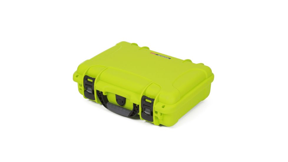 Nanuk 910 Protective Hard Case, 14.3in, Waterproof, Lime, 910S-000LI-0A0