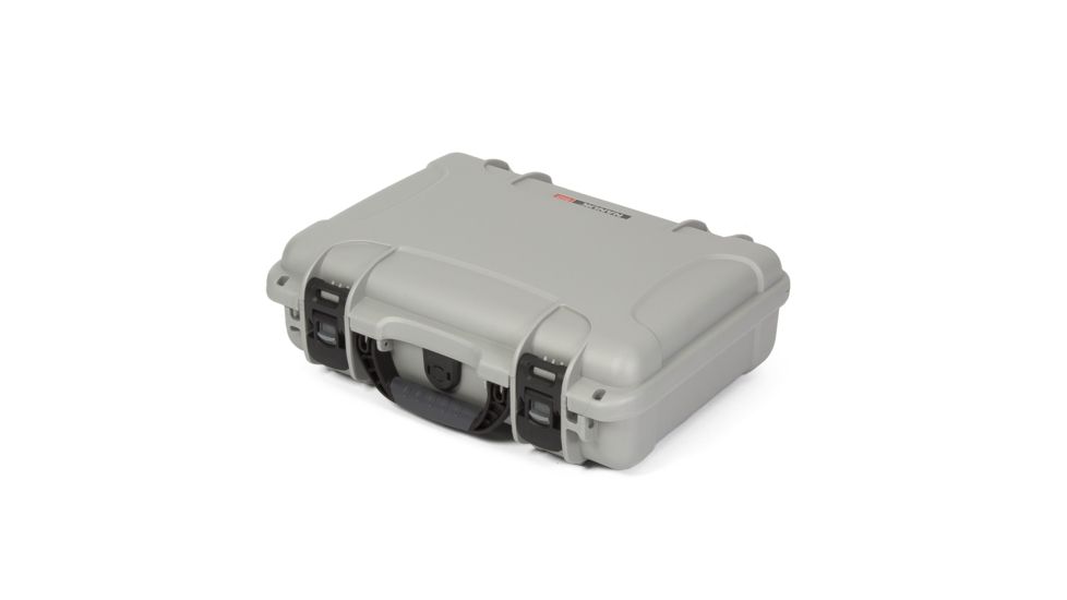 Nanuk 910 Protective Hard Case, 14.3in, Waterproof, w/ Foam, Silver, 910S-010SV-0A0