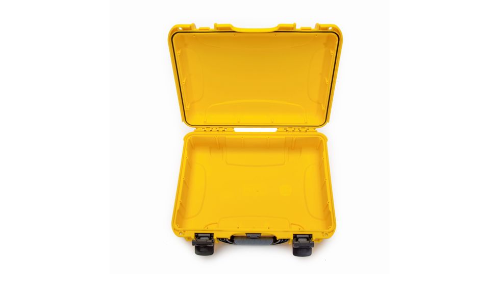 Nanuk 910 Protective Hard Case, 14.3in, Waterproof, Yellow, 910S-000YL-0A0