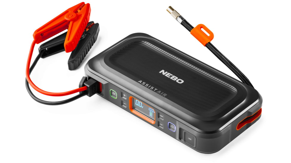 Nebo Assist Air Jump Starter for Cars, 1500 amps, NEB-PBK-0004