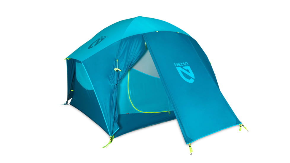 NEMO Equipment Aurora Highrise Camping Tent, Atoll/Oasis, 4 Person, 811666036438