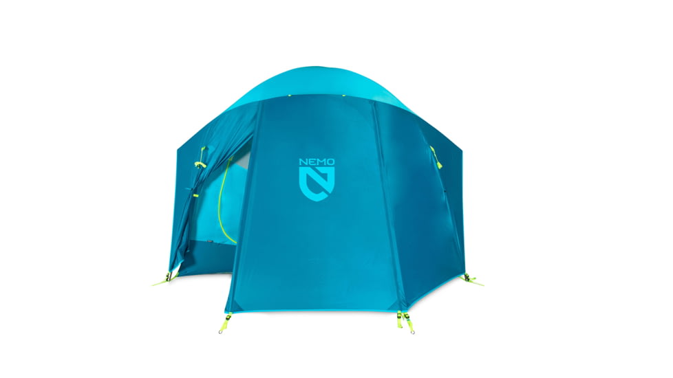 NEMO Equipment Aurora Highrise Camping Tent, Atoll/Oasis, 4 Person, 811666036438