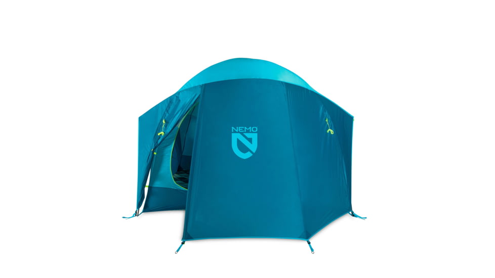 NEMO Equipment Aurora Highrise Camping Tent, Atoll/Oasis, 4 Person, 811666036438