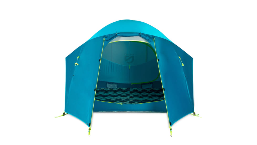 NEMO Equipment Aurora Highrise Camping Tent, Atoll/Oasis, 4 Person, 811666036438