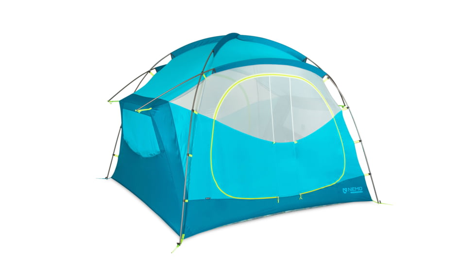 NEMO Equipment Aurora Highrise Camping Tent, Atoll/Oasis, 4 Person, 811666036438