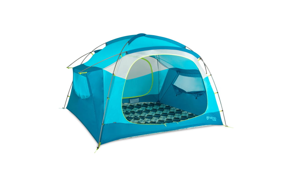 NEMO Equipment Aurora Highrise Camping Tent, Atoll/Oasis, 6 Person, 811666036476