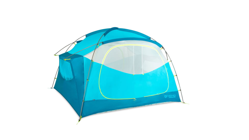 NEMO Equipment Aurora Highrise Camping Tent, Atoll/Oasis, 6 Person, 811666036476