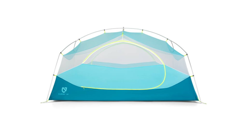 NEMO Equipment Aurora Tent and Footprint - 2 Person, Frost/Silt, 811666035837