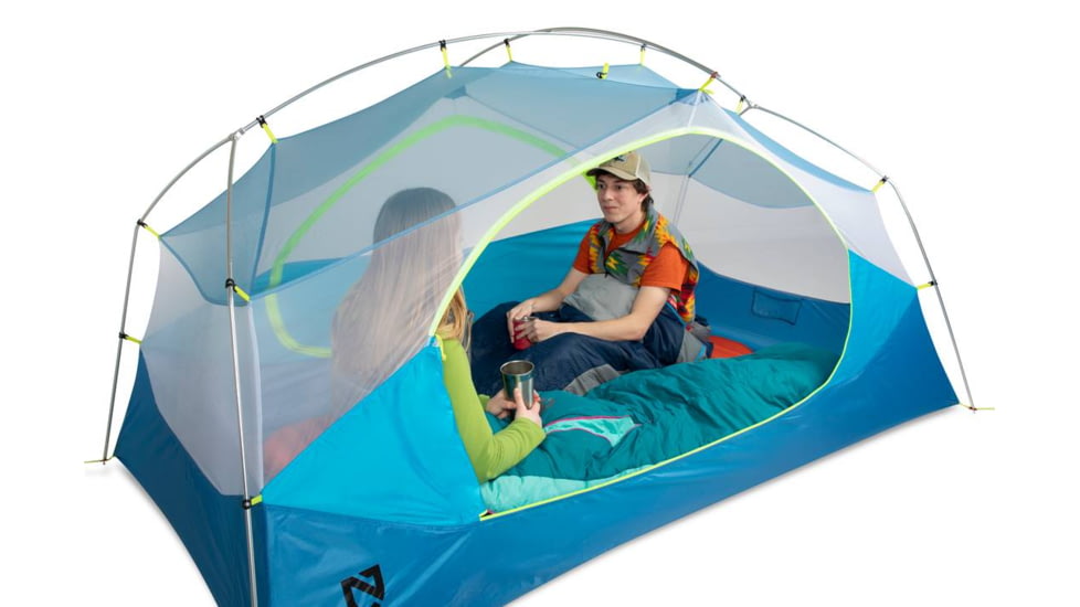 NEMO Equipment Aurora Tent and Footprint - 2 Person, Frost/Silt, 811666035837