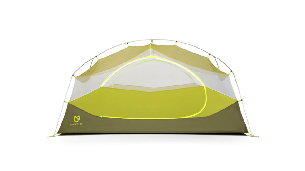 NEMO Equipment Aurora Tent and Footprint - 2 Person, Mango/Fog, 811666035820