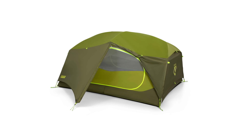 NEMO Equipment Aurora Tent and Footprint - 3 Person, mango/fog, 811666035844