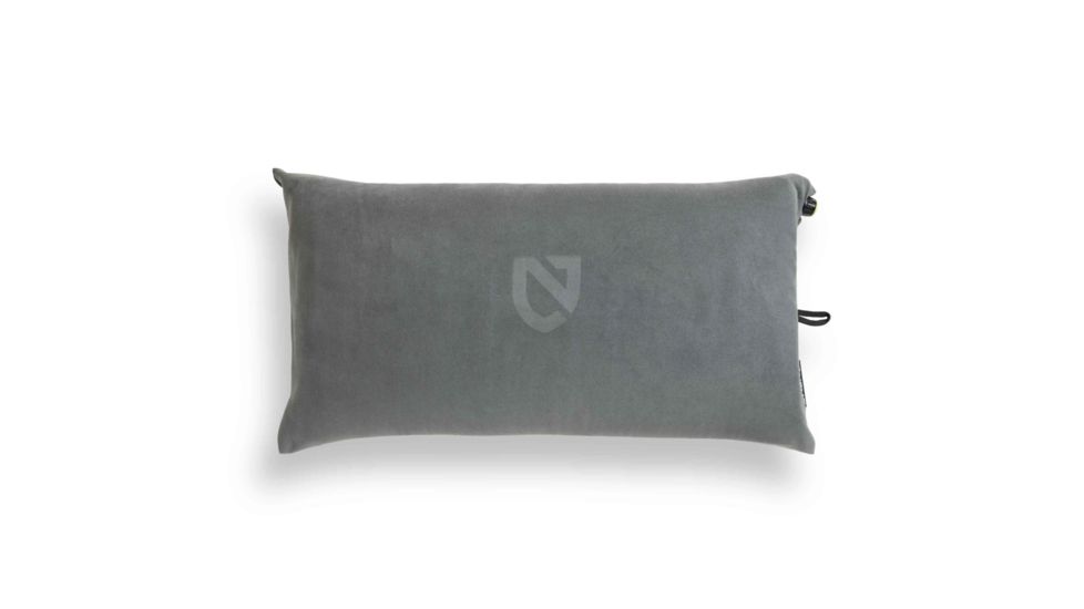 NEMO Equipment Fillo Luxury Pillow, Goodnight Gray, 811666031273