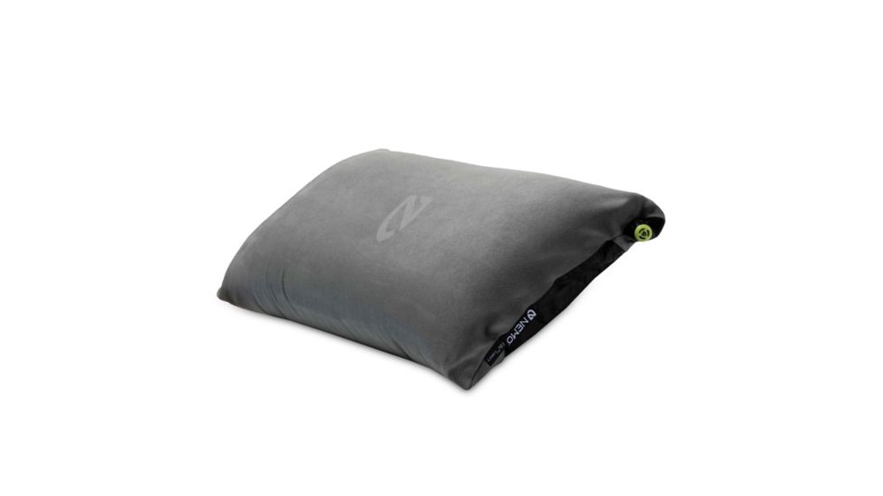 NEMO Equipment Fillo Luxury Pillow, Goodnight Gray, 811666031273