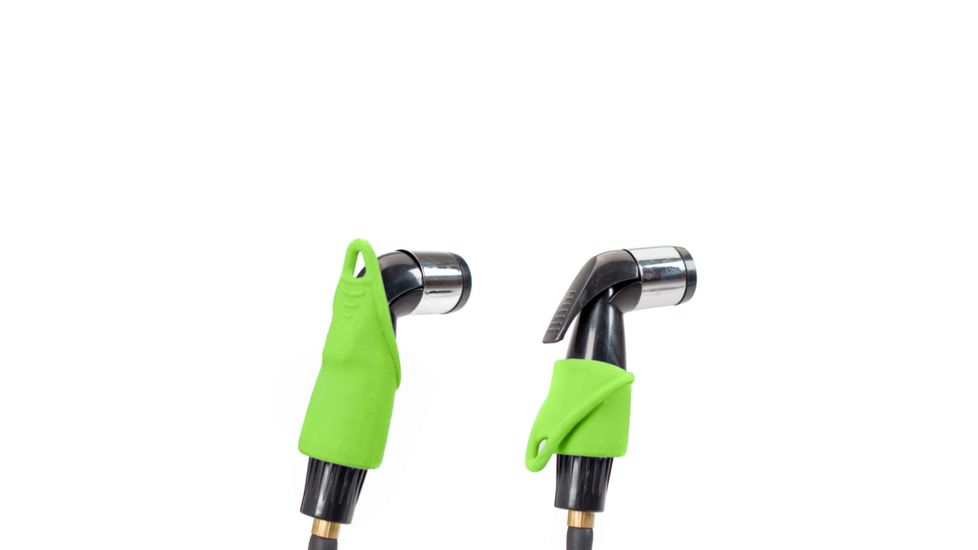 NEMO Equipment Helio LX Pressure Shower, Black/Apple Green, 811666032010