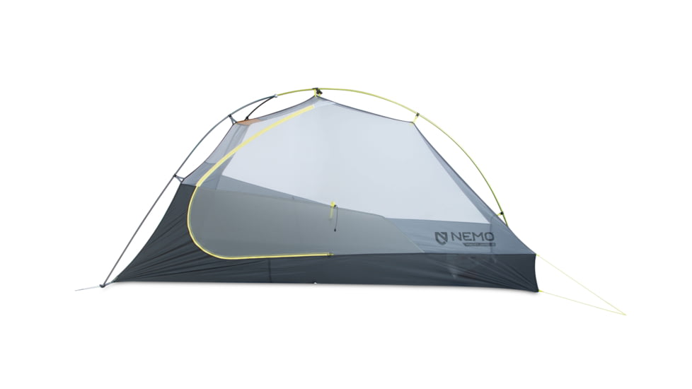 NEMO Equipment Hornet OSMO Ultralight Backpacking Tent, Birch Bud / Midnight Gray, 1Person, 811666036704