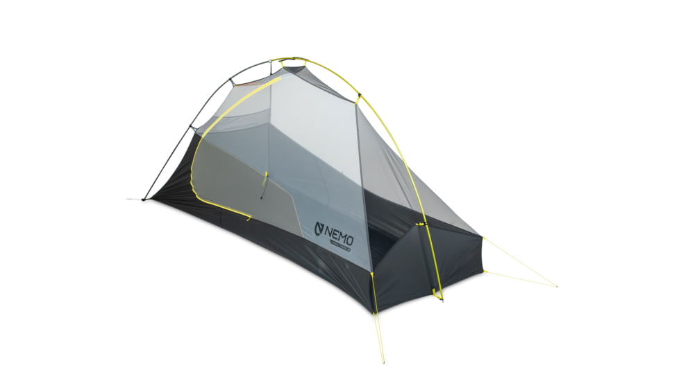 NEMO Equipment Hornet OSMO Ultralight Backpacking Tent, Birch Bud / Midnight Gray, 1Person, 811666036704