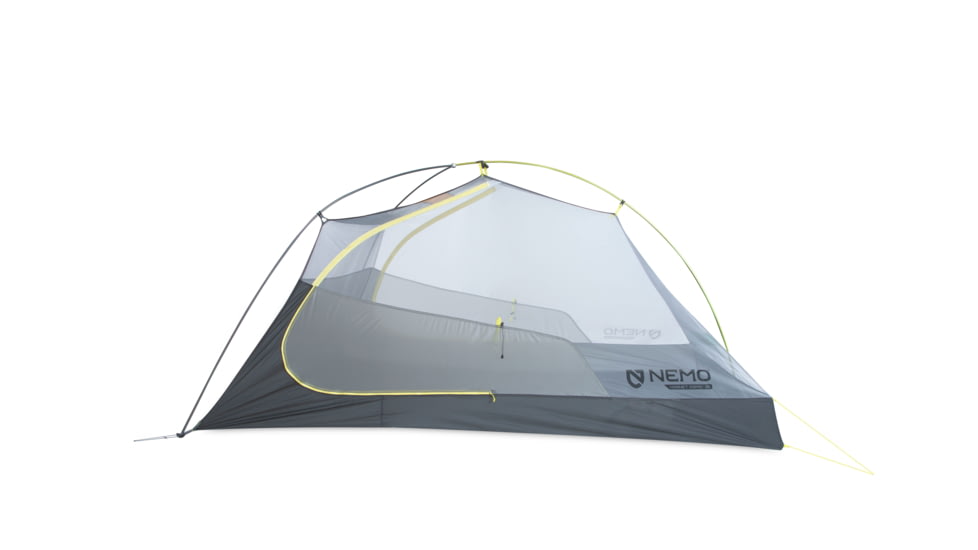 NEMO Equipment Hornet OSMO Ultralight Backpacking Tent, Birch Bud / Midnight Gray, 2 Person, 811666036711