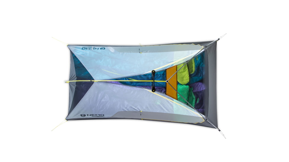 NEMO Equipment Hornet OSMO Ultralight Backpacking Tent, Birch Bud / Midnight Gray, 2 Person, 811666036711