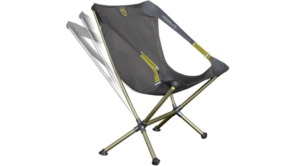 NEMO Equipment Moonlite Reclining Chair, Goodnight Grey, 811666032799