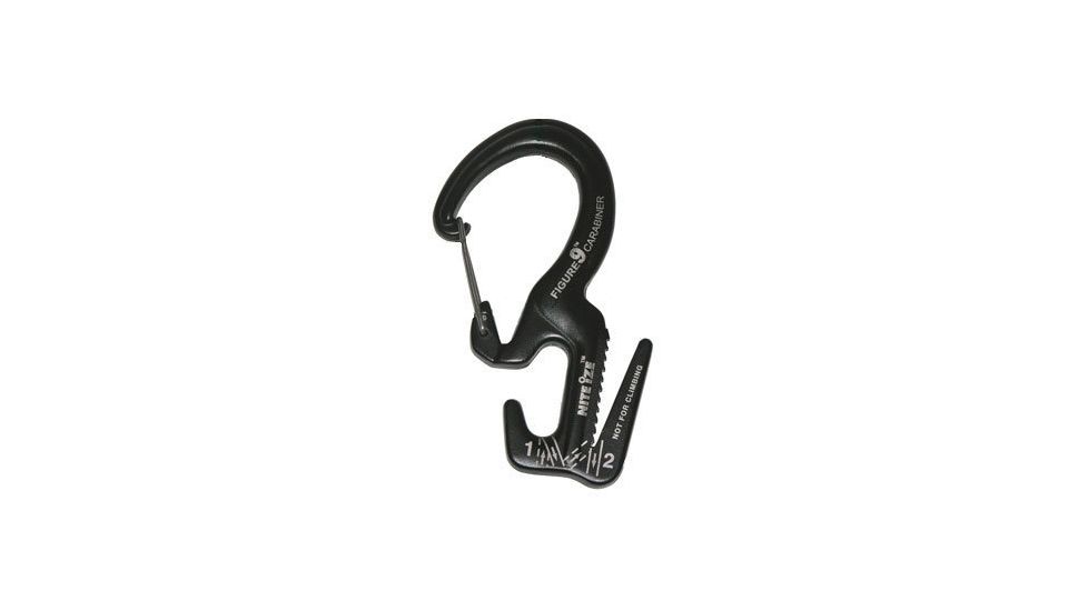 Nite Ize Figure 9 Carabiner Rope Tightener / Tensioning Tool - Black ...