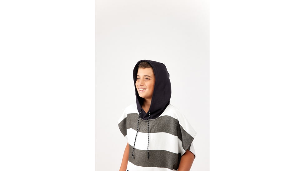 Nomadix Changing Poncho, Stripes Noll Black, Extra Small, GCP-STRP-101
