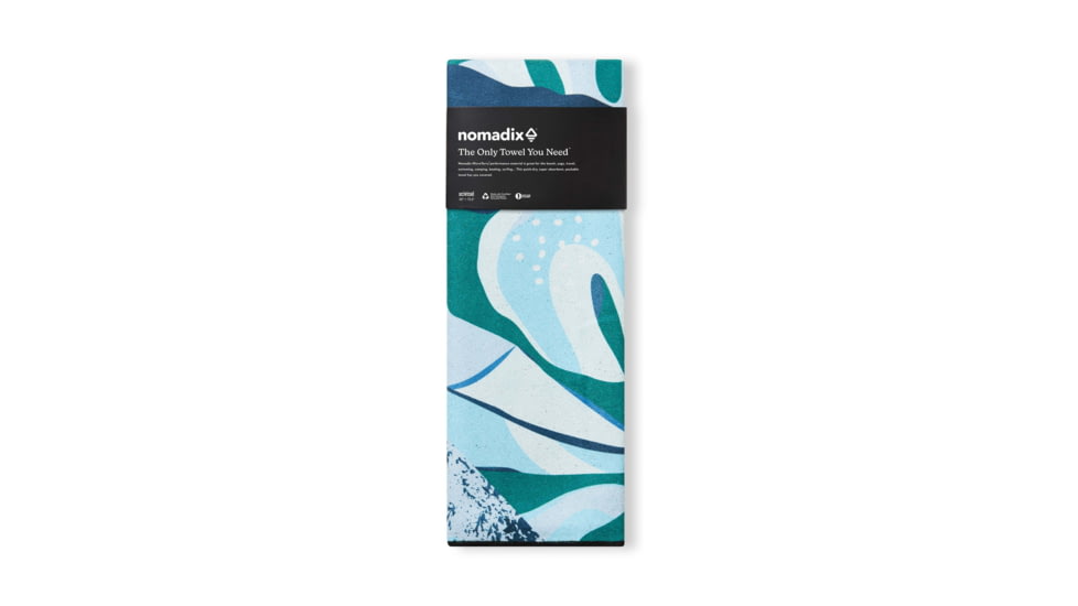 Nomadix Original Towel, Monstera Blue, One Size, NM-MONS-101