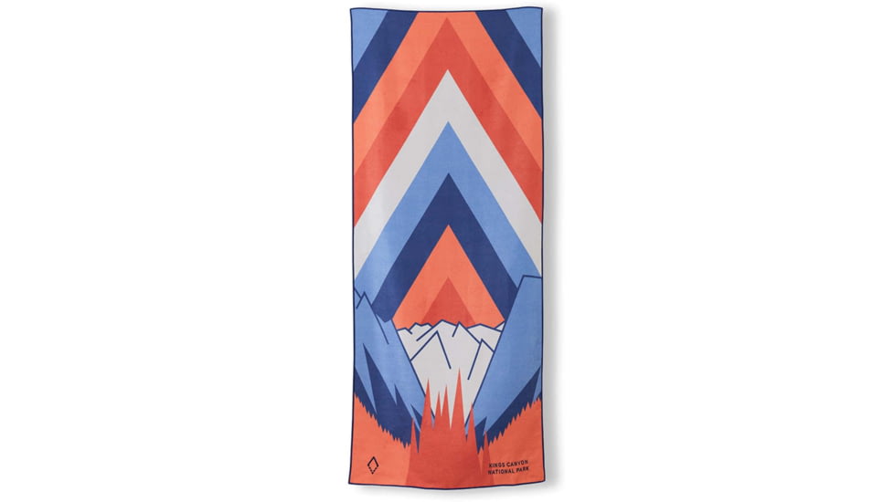 Nomadix Original Towel, National Parks - Kings Canyon Blue Red, One Size, NM-KING-102