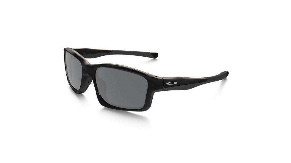 Oakley Chainlink Mens Sunglasses, Polished Black Frame, Black Iridium Lens OO9247-01