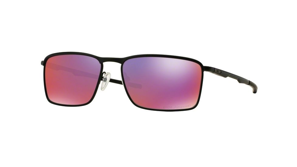 Oakley Conductor 6 Mens Sunglasses 410605-58 - Matte Black Frame, Oo Red Iridium Polarized Lenses