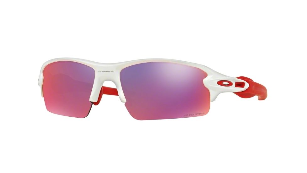 Oakley FLAK 2.0 OO9295 Sunglasses 929505-59 - Polished White Frame, Prizm Road Lenses