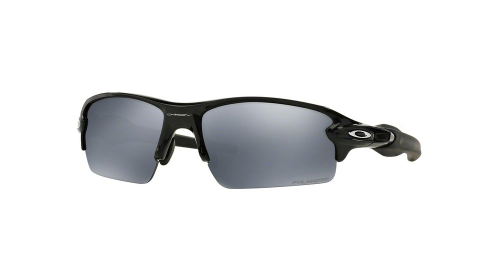 Oakley FLAK 2.0 OO9295 Sunglasses 929507-59 - Polished Black Frame, Black Iridium Polar Lenses