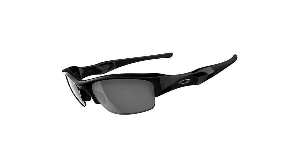 Oakley Flak Jacket Sunglasses - Jet Black w/ Black Iridium 03-881