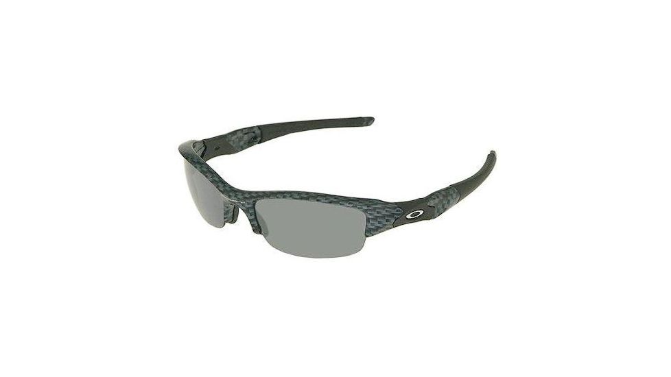 Oakley Flak Jacket True Carbon Fiber Frame w/ Black Iridium Lenses Sunglasses 03-890